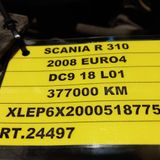 Scania R310 DC9 18 L01 motor - DC9 18 L01