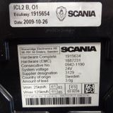 Scania instrument cluster 1915654, 1915634, 1887231