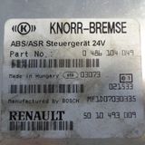 Renault ABS/ASR control unit 5010493009, 0486104049