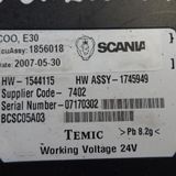 Scania P ECU DC9 lukko ja avain - 1858310, 1856018, 1421785