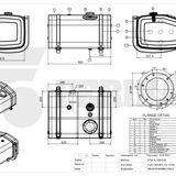 Hydraulikktank 255L 480x675x900 - 480x675x900
