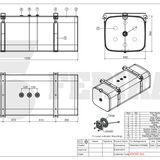 Kuro bakas šaldymo įrenginio 500L 560x640x1530 - 560x640x1530