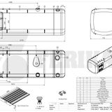 Zbiornik paliwa Mercedes Benz Actros MP4 MP5 820L + 90L AdBlue 700x735x2170 - A9604703401, A9604705901, A9604703301