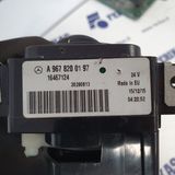 Mercedes Benz MB Actros Atego styrpanel för klimatanläggning och värmare - A9678200197