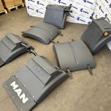 MAN originalt sett med bakre skjermer - 81664106599, 81664206012, 81664206015, 81664206032, 81664206033, 81252606152