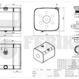 Kuro bakas MAN 300L 620x675x800 - 81122015813, 81122015547, 82122011502, 81122015654, 81122015537, 81122015640, 81122015565