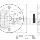 Hydraulic tank flange - flange