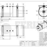 Bränsletank för kylaggregat 200L 460x1250 - 460x1250